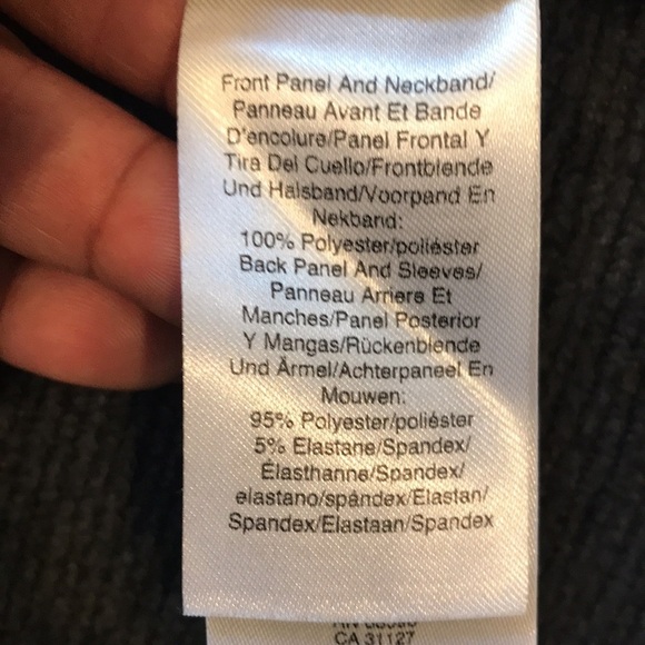 DKNY Black Floral Front Oversized Long Sleeve Top-No Size Tag See Measurements - Picture 7 of 11